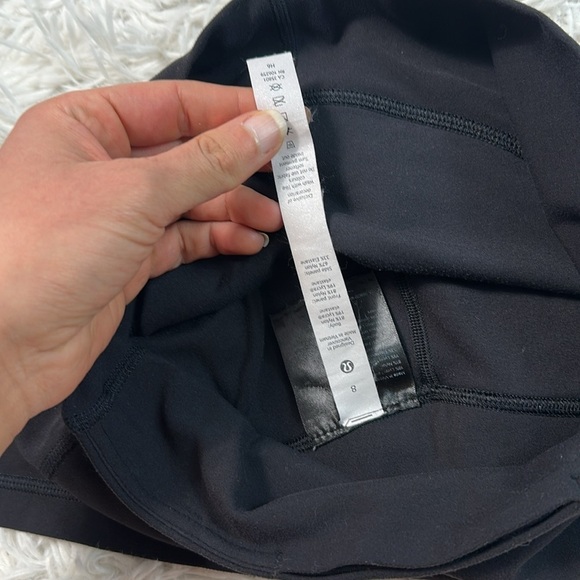 Lululemon Unlimit High Rise Short 8" *Mesh Black - Picture 4 of 5